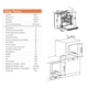 Horno electrico Llanos empotrable acero inox 30377