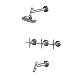 Griferia De Ducha Andez Con Transferencia Mass Cromo