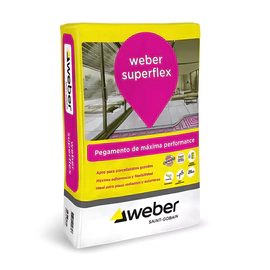Adhesivo Weber 25Kg  superflex grandes piezas 92-0151