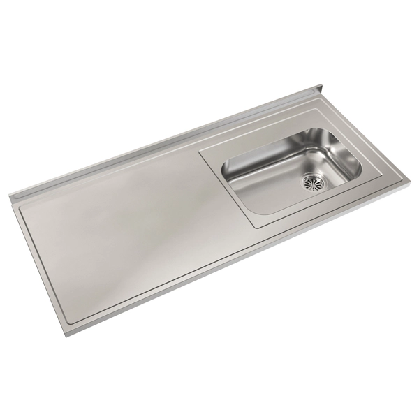 Mesada Johnson 140x61CM c/pileta derecha sin agujeros ZZ52