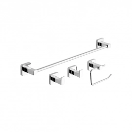 Set De Accesorios Baño Kit 4 Piezas Piazza Cube