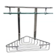 Accesorio Kurymar Esquinero Doble c/Cristal - Niquel Cr 1019
