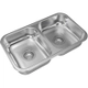 Bacha cocina Johnson C28 Doble + Grif mesada Peirano Dique