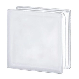Ladrillo de vidrio Vitroblock Sat  nube incoloro 19x19 94100