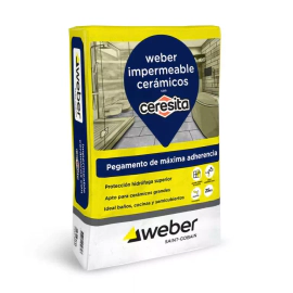 Weber adhesivo con ceresita para ceramicas x 25  kg 92-0043