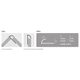 Guardacanto arco cromo brillante 6 mm x 10 mm x 2,5 m Atrim
