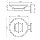 Jabonera FV nerea cromo 0168/59-CR