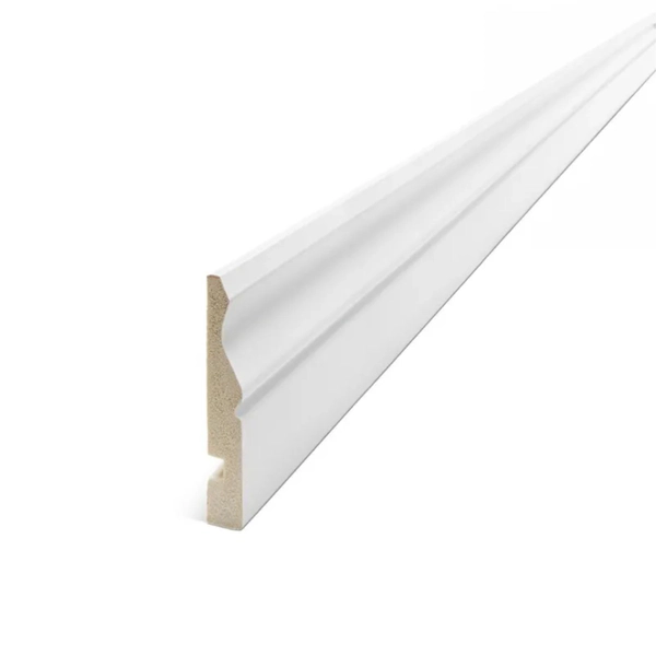 Zócalo Pecho Paloma Epsilon 100 x 15 x 2,44 Blanco Mate 2319E Atrim