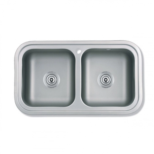 Bacha de cocina Mi Pileta Encastrable doble 406E