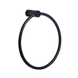 Accesorio de baño Ottone Toallero Aro negro mate
