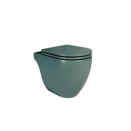 Inodoro corto Ferrum Fontana verde oliva  FON-IN-001-VO