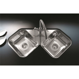 Bacha de cocina Doble esquinera Johnson X28