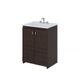 Vanitory Con mesada 3ag Schneider Eco 50cm Wengue