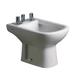 Juego baño Ferrum Sanitarios Inodoro Corto Bidet Asiento