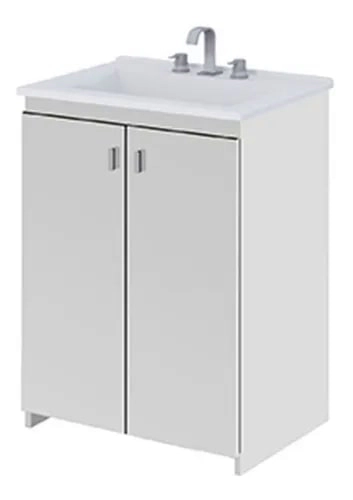 Mueble Schneider Eco sin mesada 50cm blanco