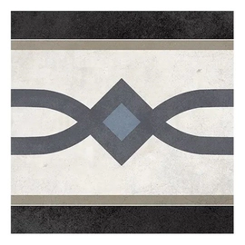 Cerámica guarda Decorada Calcareo Bs as PIU 20x20