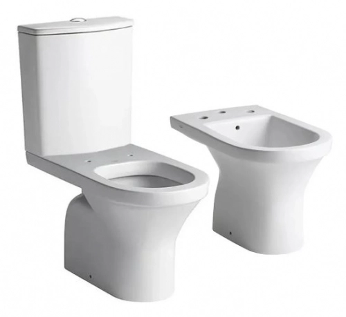 Combo de Baño Inodoro c/tapa mochila bidet - Veneto 3ag