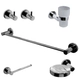 Accesorios de baño Hidromet Dynamic 6 pzas cromo 08582CRCR