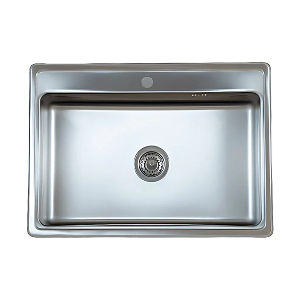 Bacha simple Mi pileta 68x41 designia con 2 orificios 780E