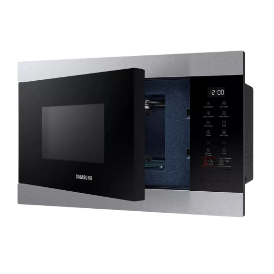 Microondas Samsung c/grill 22 lts Acero Inox MG22M8074CT