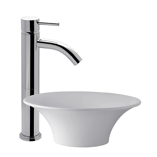 Grifería de lavatorio FV temple monocomando alto 0181.02/87-CR