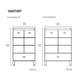 Mueble Schneider Terra Matrix Blanco 60cm V60TM sin mesada