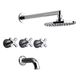 Griferia Baño Completa Fv Margot 62 Ducha Lavatorio Bidet