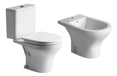 Combo de Baño Inodoro c/tapa mochila bidet - Veneto 1ag