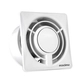 Extractor para baño cuadrado mediano 15° blanco ECOCLIMA 521