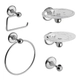 Accesorios de baño FV mikka kit de 5 piezas 0179.05/31-CR