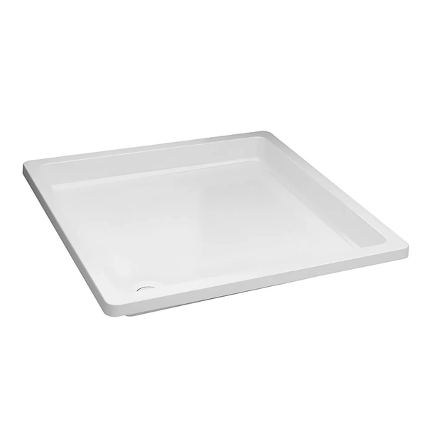 Receptaculo Ferrum 80x80 niza acrilico blanco KHI-RC-038-BL