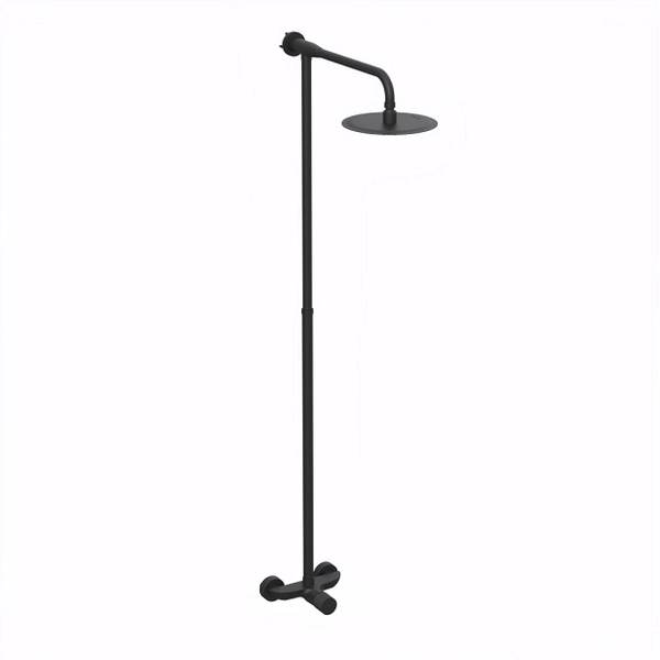 Griferia de ducha Exterior Hidromet Texture sin transf c/barral 9891NEGR