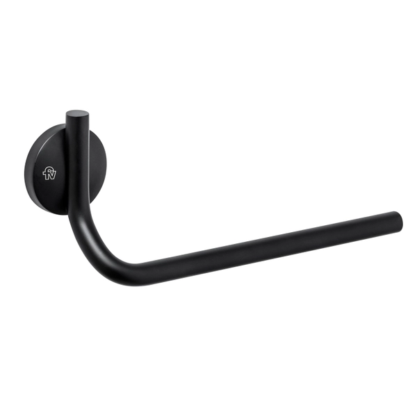 Toallero corto FV Linea N4 negro 0163/N4-NG