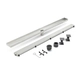 Desagüe Aqua Atrim lineal 2 en 1 cromo mate/ceramic 90cm DA900T02