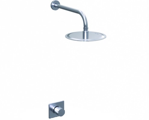 Griferia de ducha Hidromet Texture s/transf cromo 9804CRCR