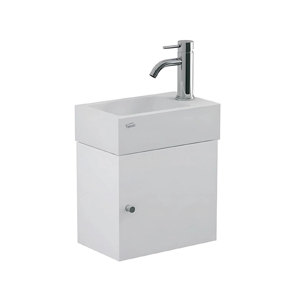 Mueble vanitory Ferrum armonica toilette sin lavatorio blanco