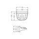 Accesorios Baño Ferrum Portavaso Clasica Bco ACL-PV-022-BL
