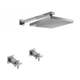 Griferia Baño Hidromet Ducha Sin Transf. Geometry Lever 2809