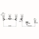 Griferia bidet Hidromet Texture cromo 9807CRCR