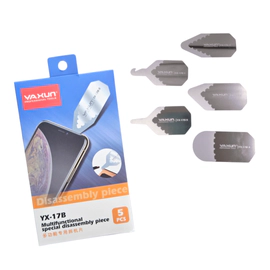 SET ESPATULAS METALICAS X5 - YAXUN YX-17B