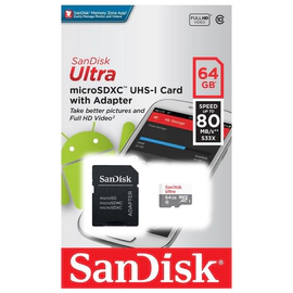 MEMORIA MICRO SD 64GB SANDISK CLASE 10