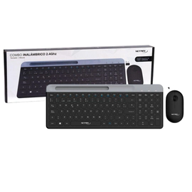 TECLADO + MOUSE INALAMBRICO 2.4GHZ NETMAK KB875