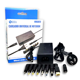 CARGADOR NOTEBOOK UNIVERSAL IBEK FICHA TIPO C