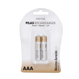 PILAS RECARGABLES AA NI-MH 2700 MAH x2