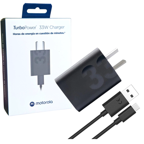 cargador motorola 33w original