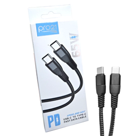 CABLE TIPO C A TIPO C PRO 21 60W CAJA