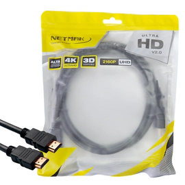 CABLE HDMI 4K v2.0 1,5 METROS - NETMAK