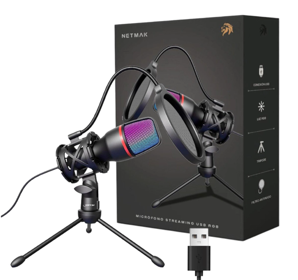 MICROFONO STREAMER NETMAK