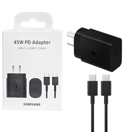 CARGADOR SAMSUNG 45W PD + CABLE C A C (Carga Rapida --NO Ultra--)