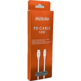 CABLE MOBILE TIPO C A IPHONE LIGHTNING 18W - 1,2 METROS